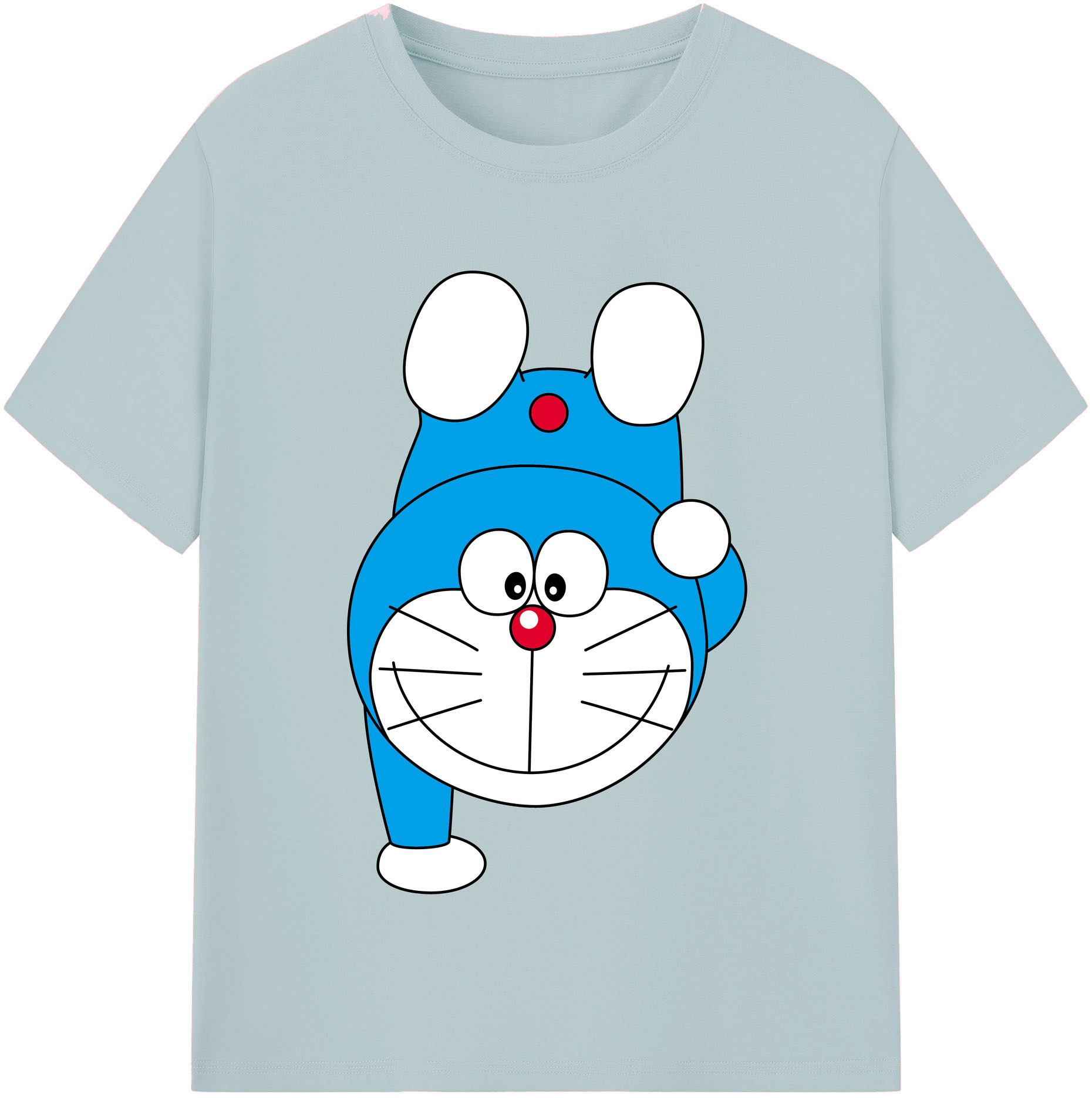 （画像用） ドラえもん Doraemon 綿100％半袖Tシャツ（フロントプリント）